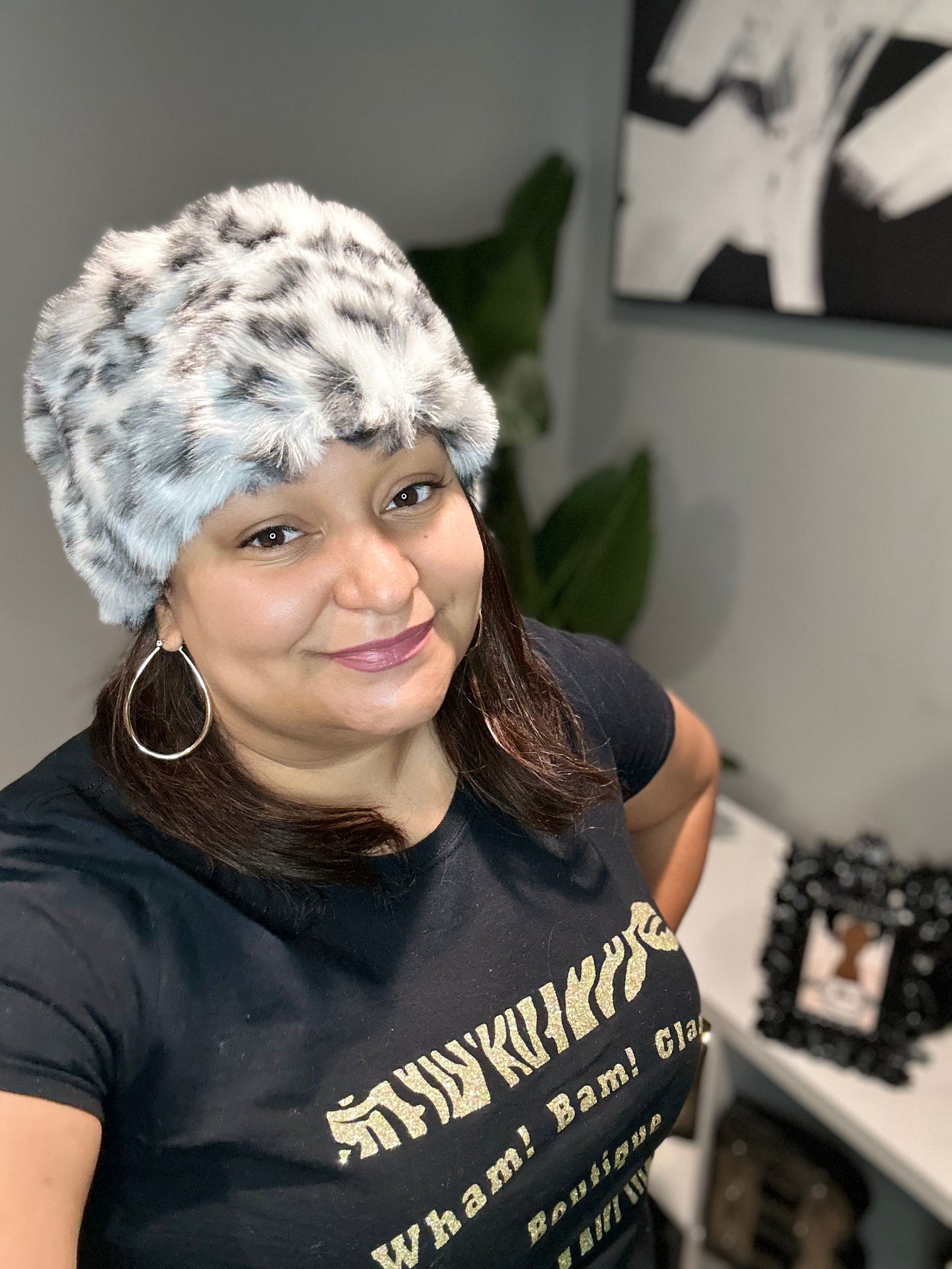 Snow Leopard Headband