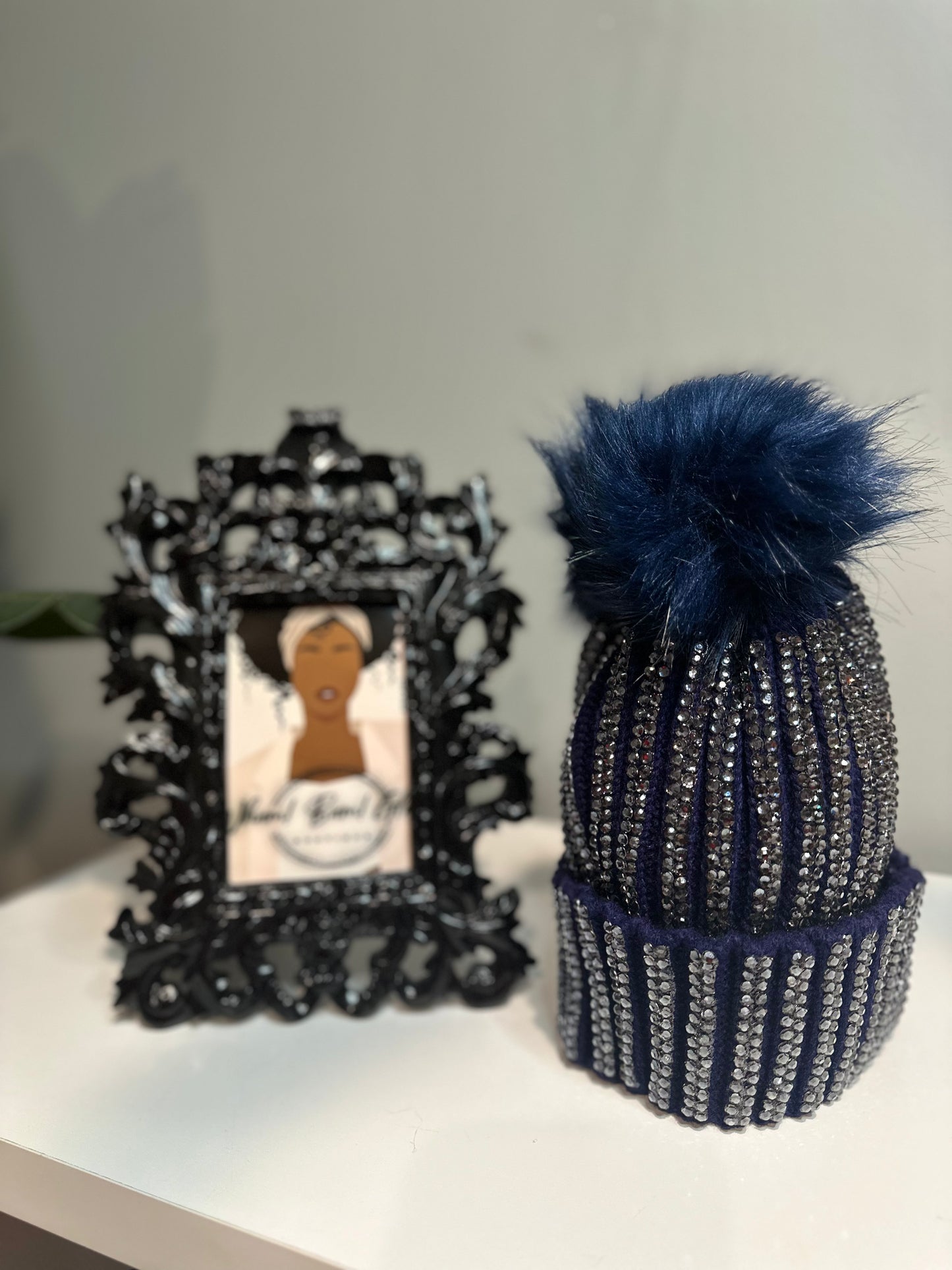 Navy Winder Wonderland Hat