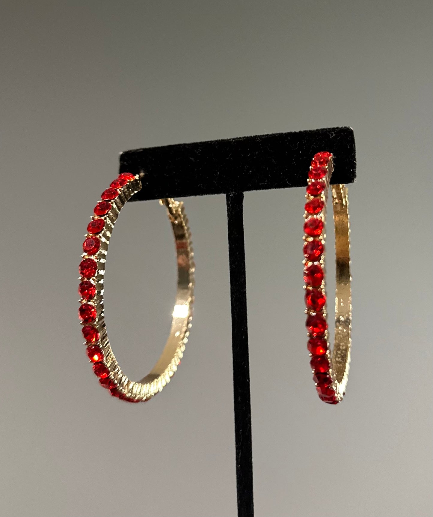 Red and Gold Hoops
