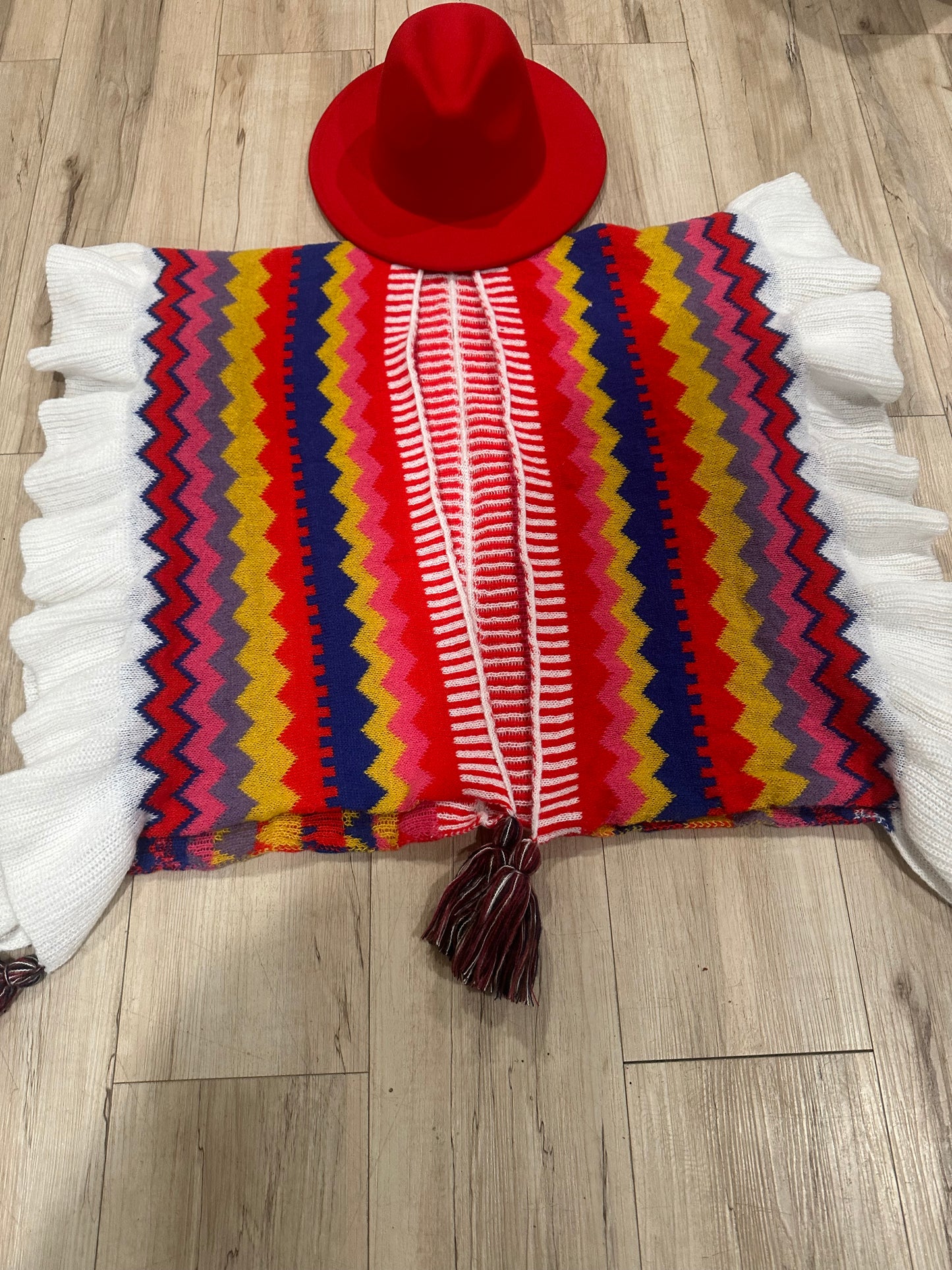 Multi Color Sweater Kimono