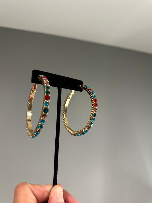 Multi Color Hoops