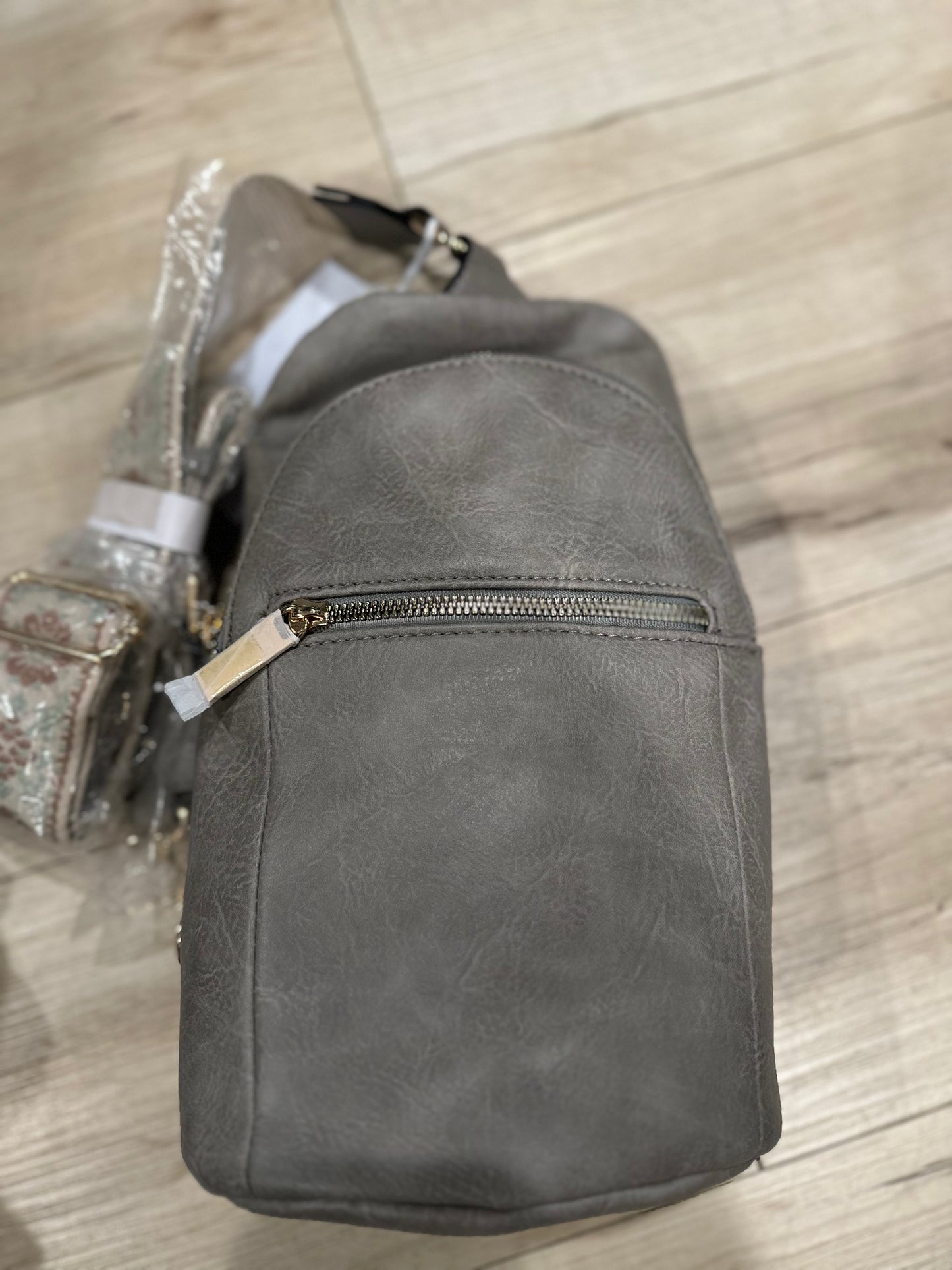 Grey Sling Bag