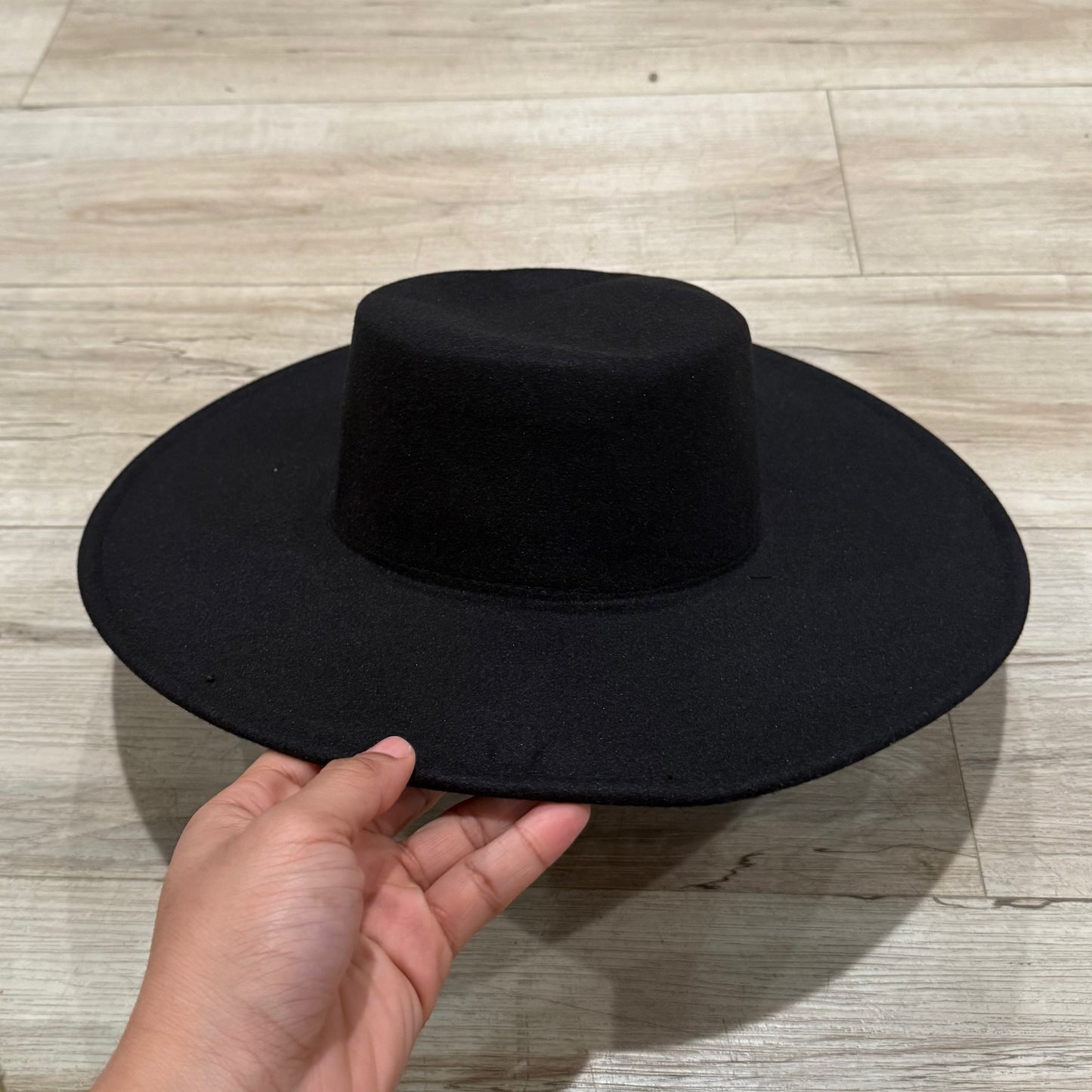 Black Brim Hat