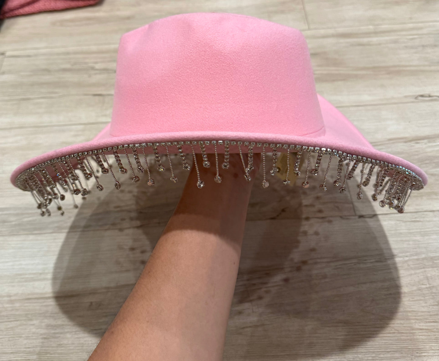 Fedora Hat - Renaissance Pink Bling