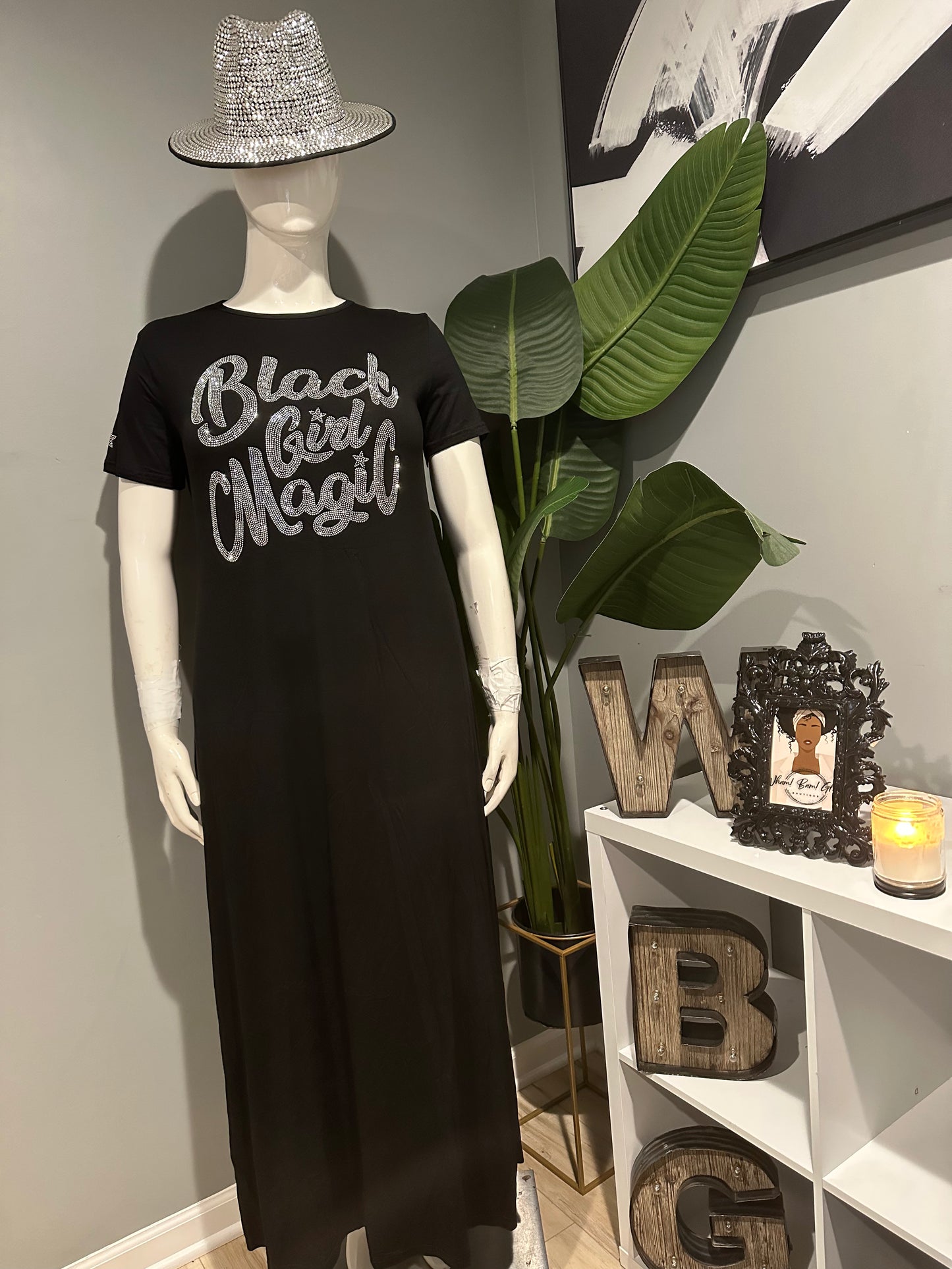 Black Girl Magic Maxi Dress