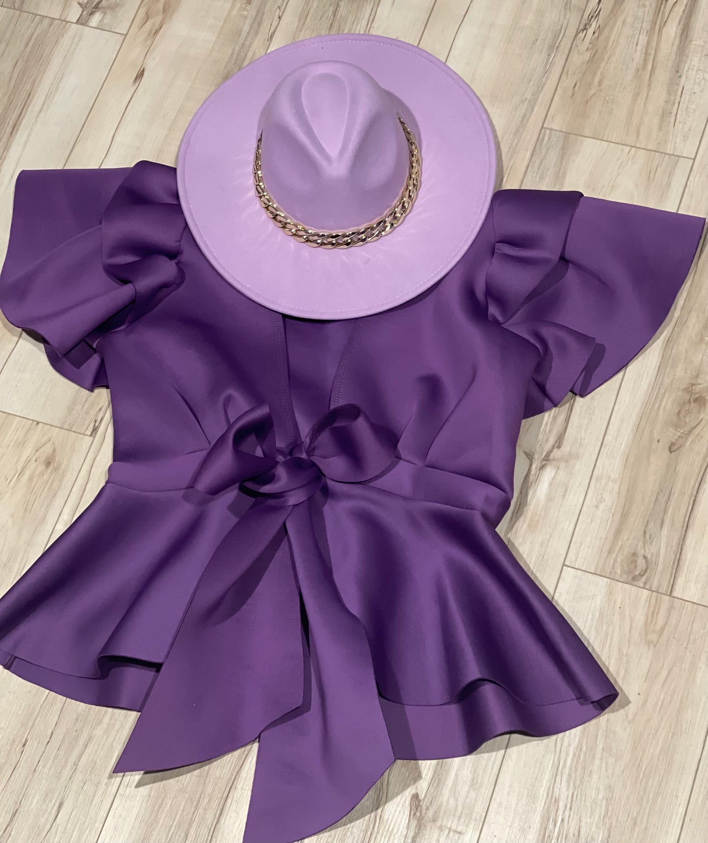 Peplum - Purple