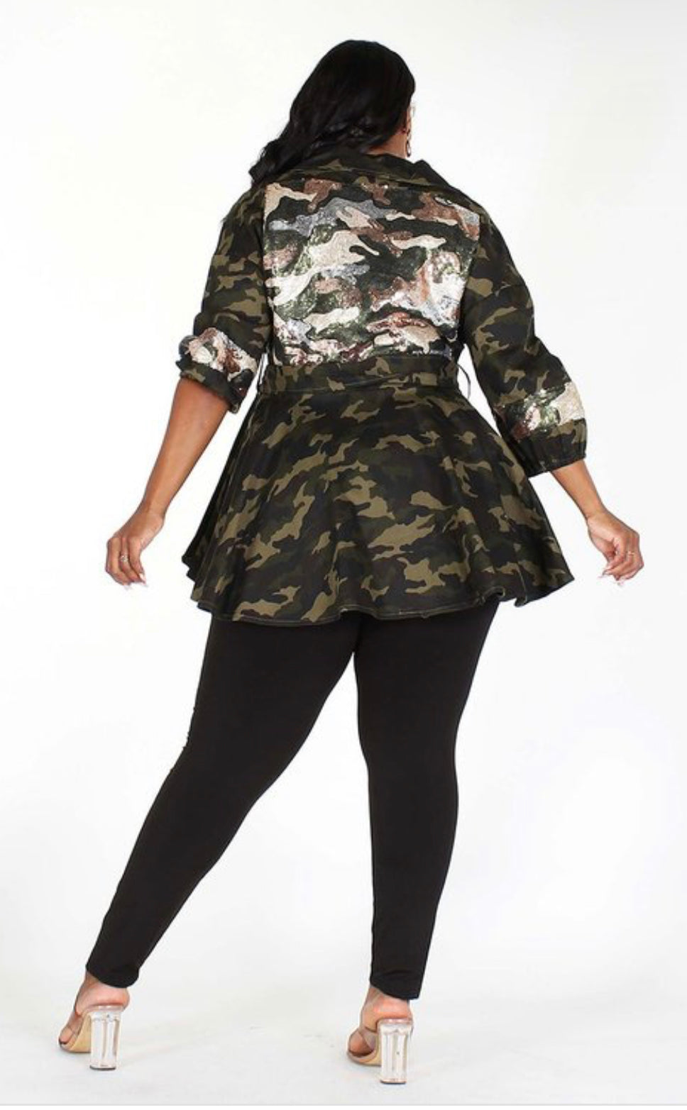 Candi Camouflage Jacket-Plus