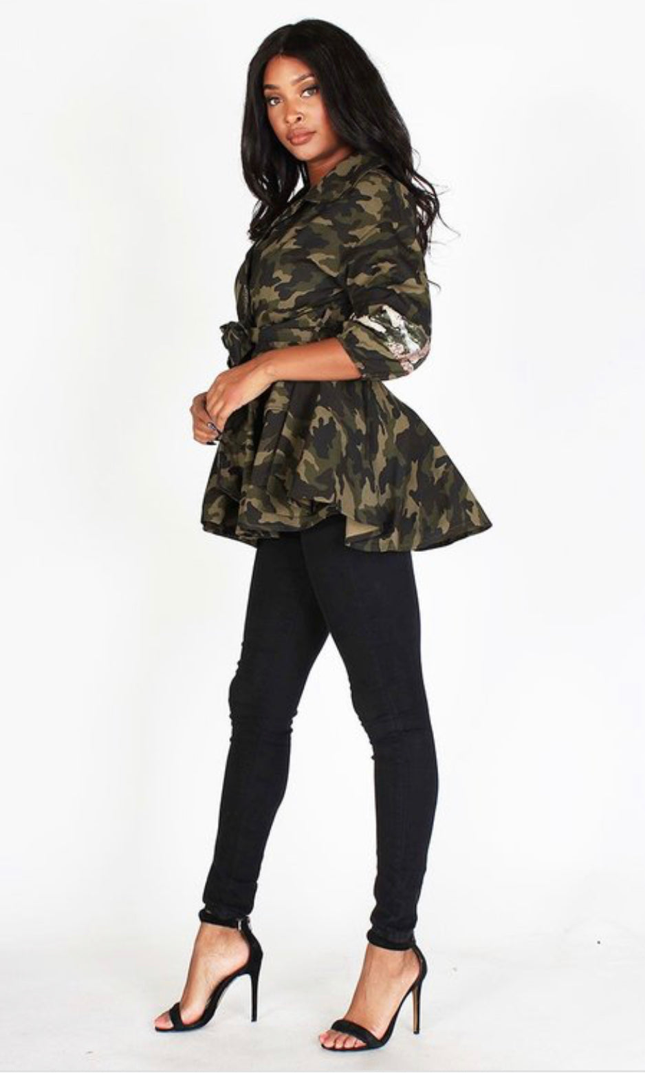 Candi Camouflage Jacket