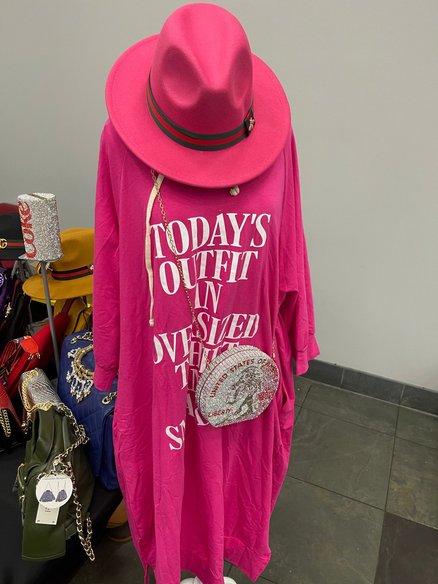 Pink Maxi Hoody