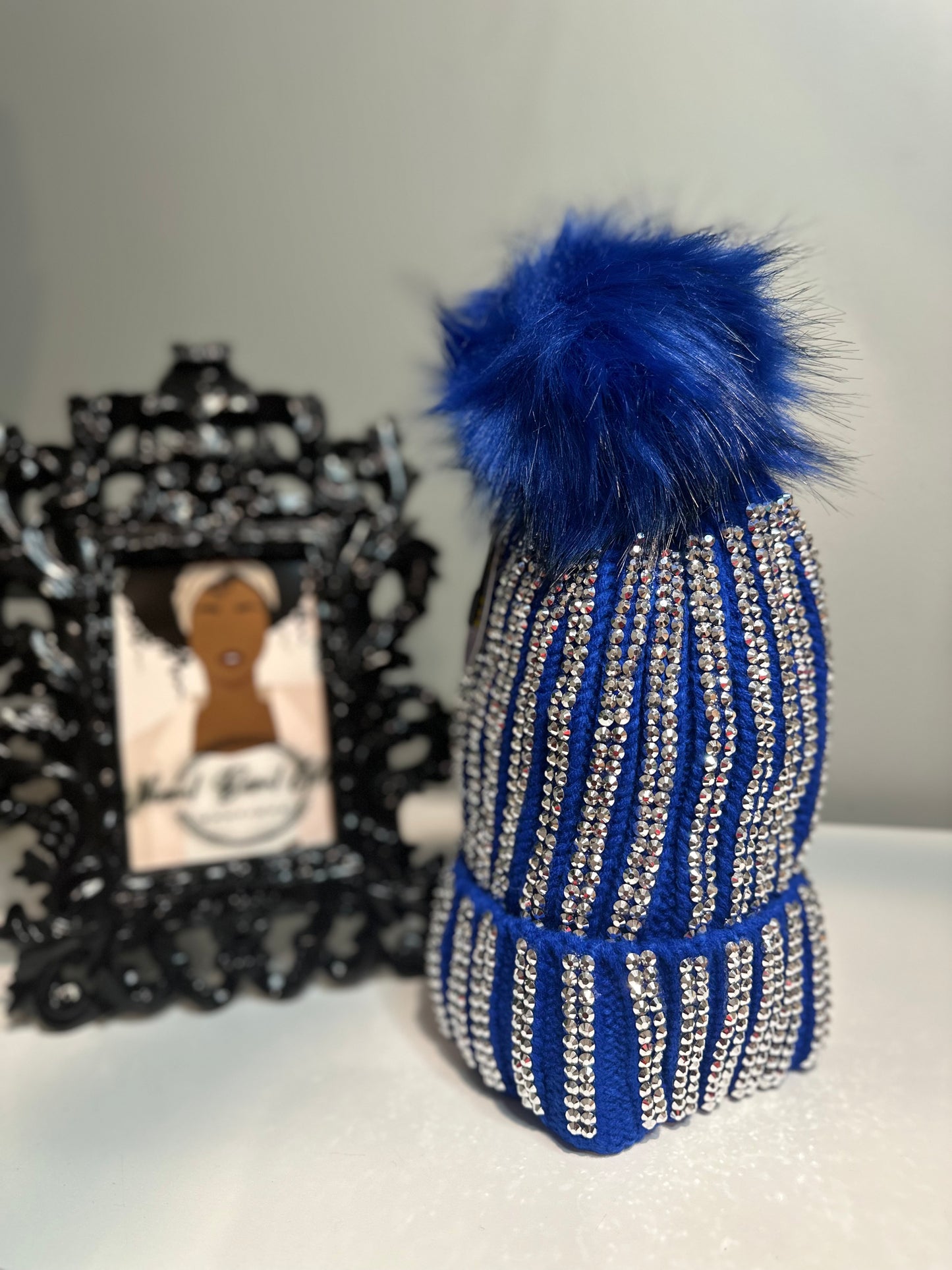 Royal Blue Winter Wonderland Hat