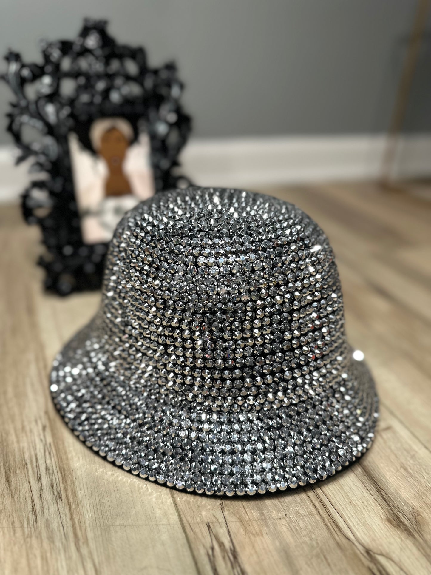Silver Bling Bucket Hat