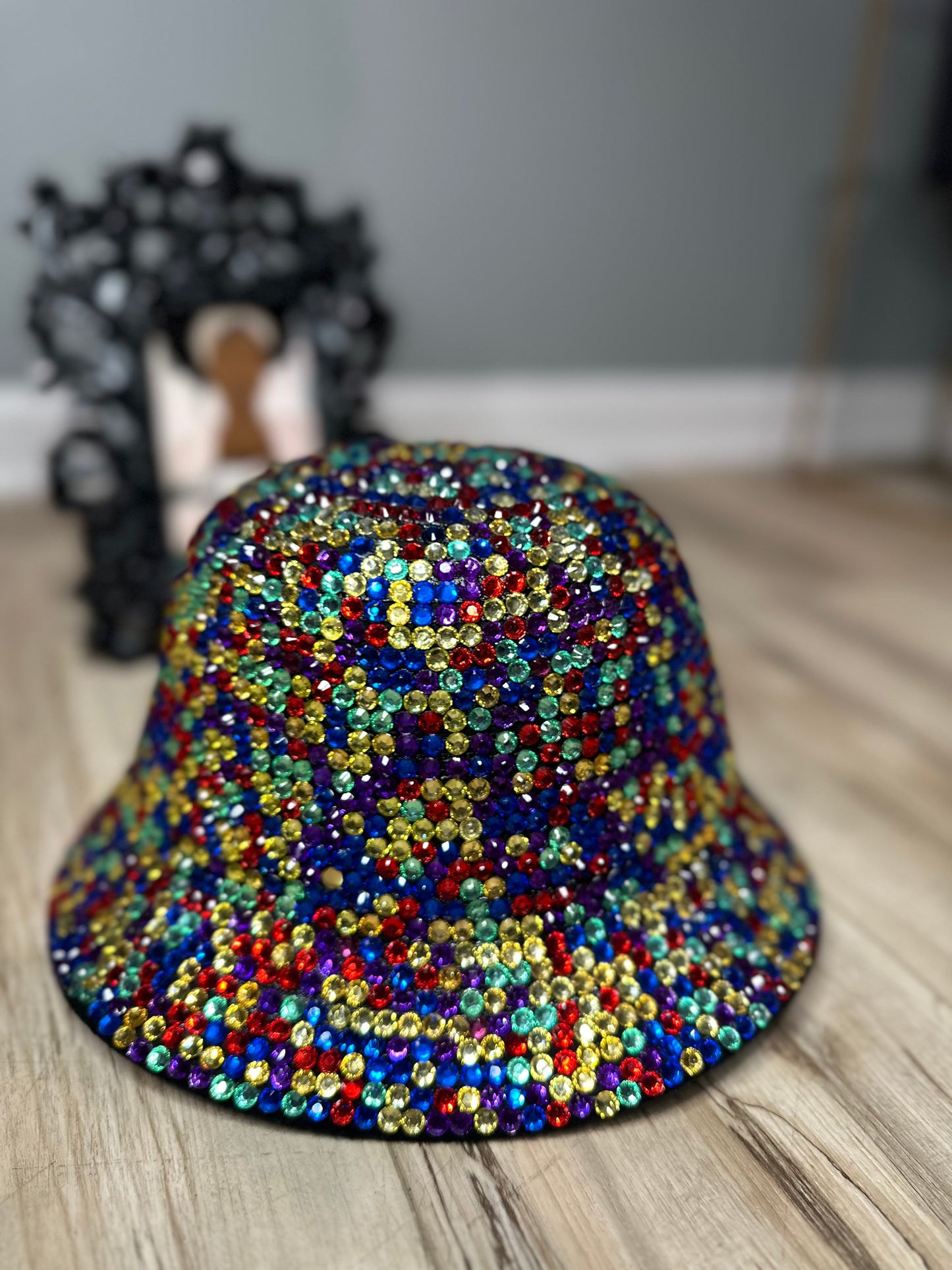Multi Color Bling Bucket Hat