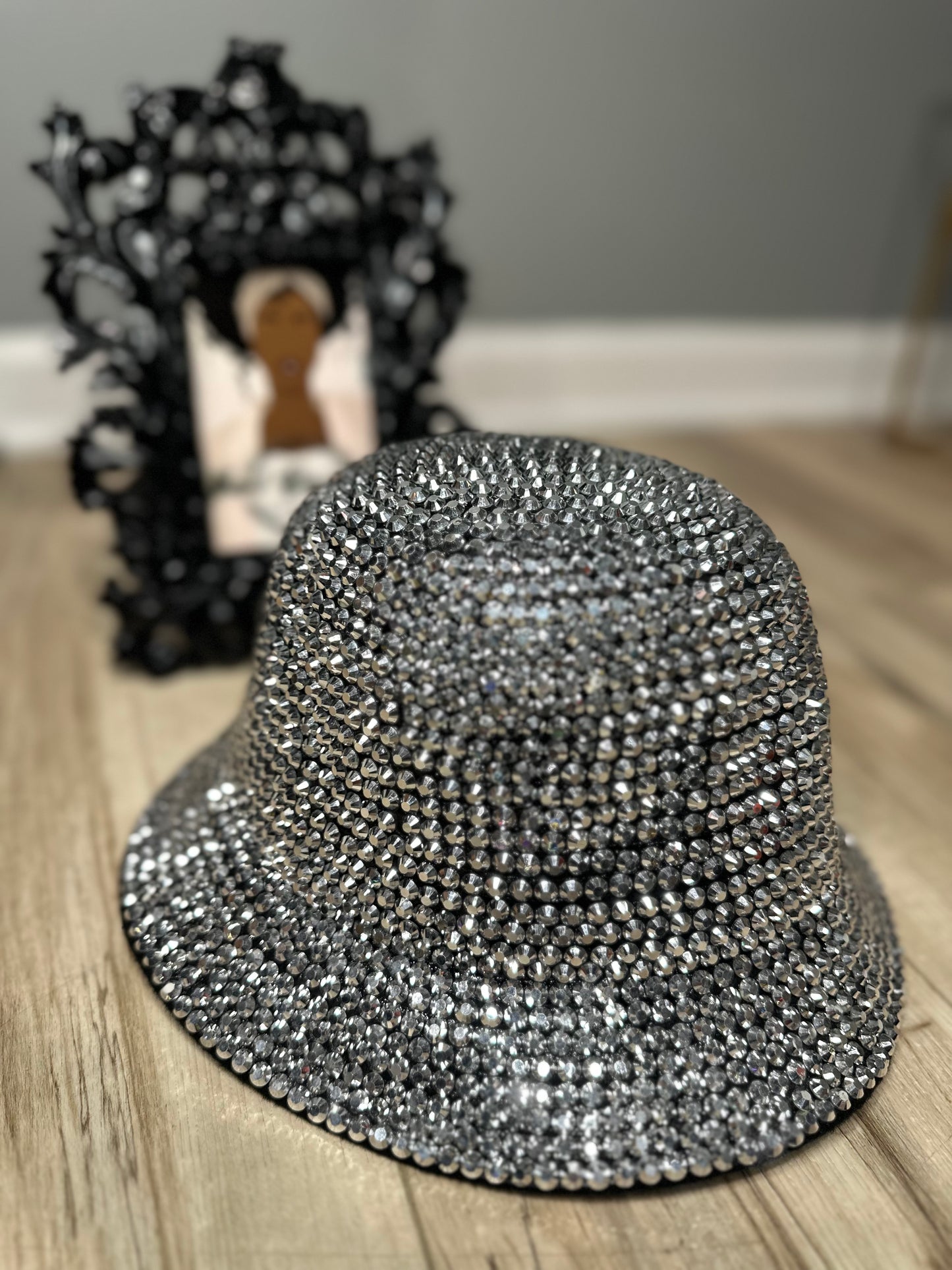 Silver Bling Bucket Hat