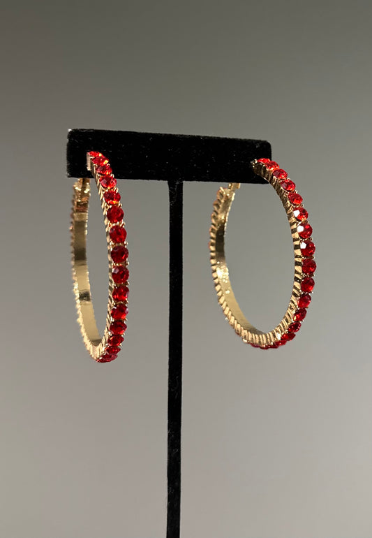 Red and Gold Hoops