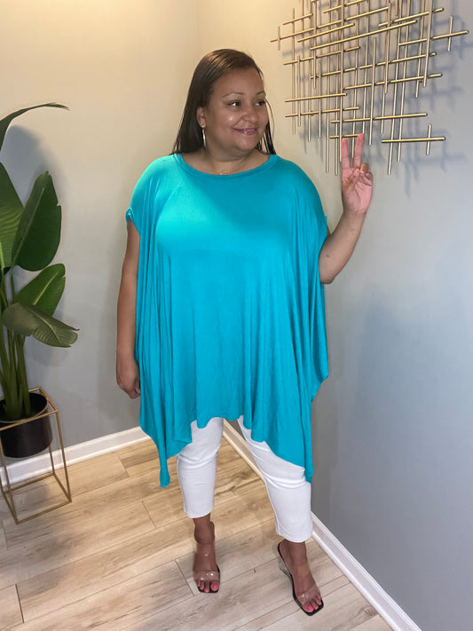 Teal Green Top