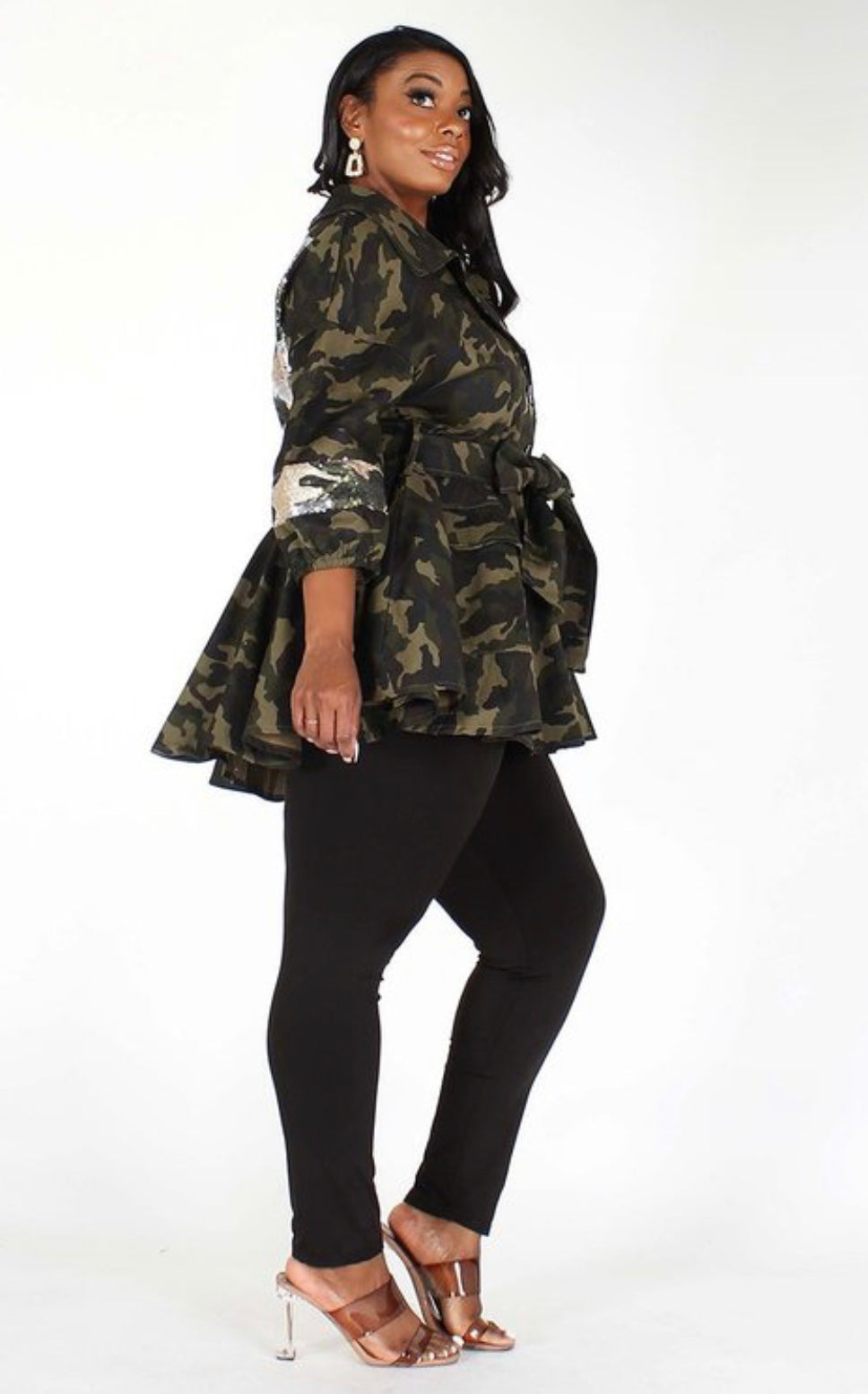 Candi Camouflage Jacket-Plus