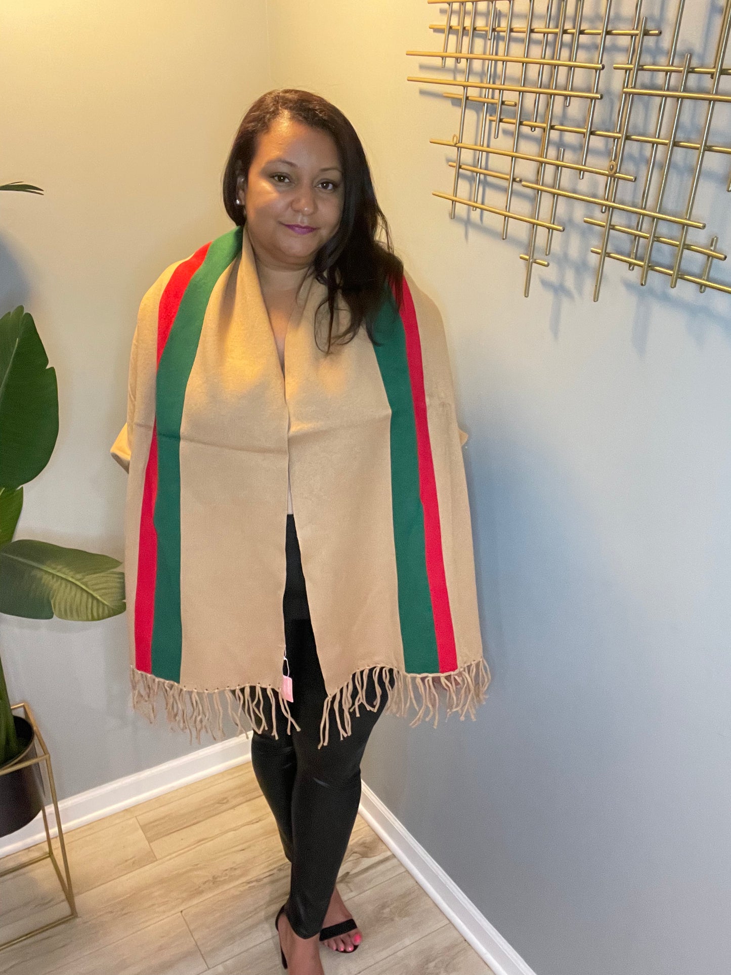 Nude Wrap Poncho
