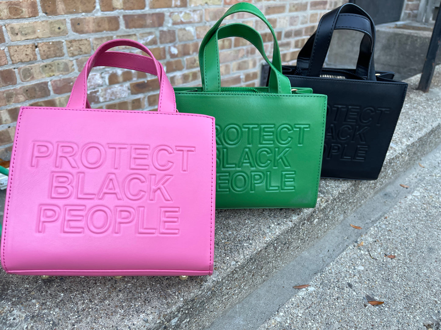 Protect Black People Handbag